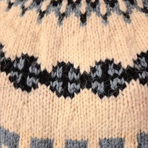 Portage Original Hand Knit Chunky Sweater Medium - Picture 3 of 5